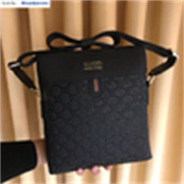 

brand designer iconic luxury xf78 bags 389-4 simple cross black crossbody totes bag men body handbags messenger bags