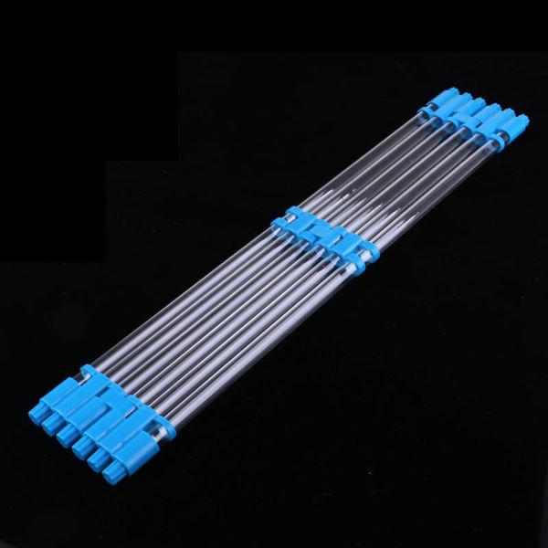 

fishing accessories plastic float tube 55cm length thick protective storage end caps 6-tube for waggler floats or stick