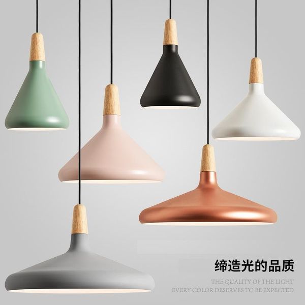 

pendant lamps nordic postmodern simple style restaurant chandelier dining room bar coffee shop single head industrial wind art lamp