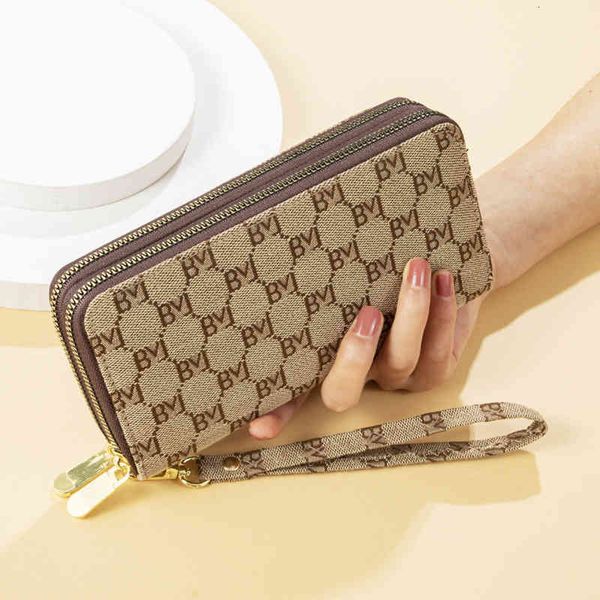 

wallets bags handbags double zipper wallet long women's hand large capacity fashion simple letter mobile phone, Red;black