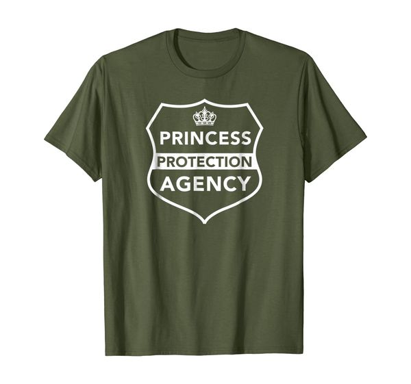 

princess protection agency tshirt, White;black