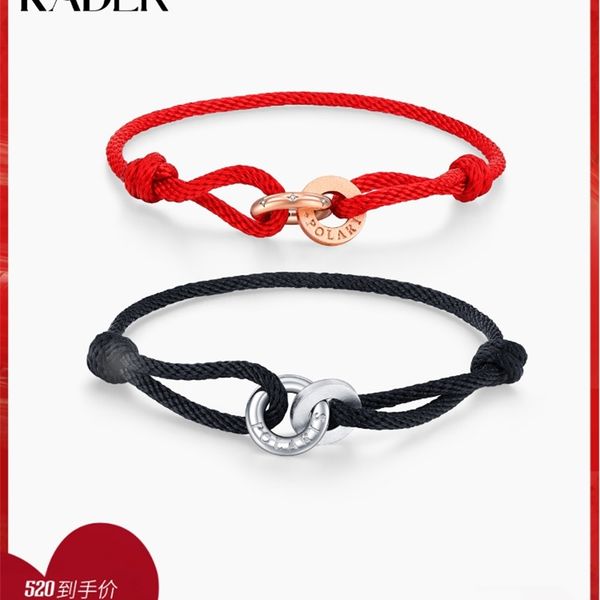 

kader / cartillo & palace museum ip joint pure silver couple bracelet, Black