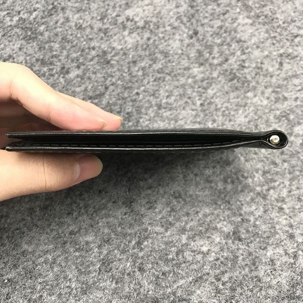 

money clips german craft true leather black man clip luxury designer cardholder driver's license portable cash pocket fashion clutch fo