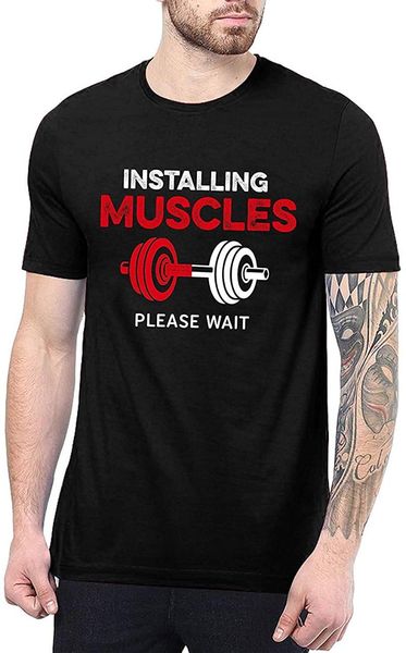 

funny weightlifting shirts for men - bodybuilding gym black graphic t shirt workout muscle tees men's t-shirts, White;black