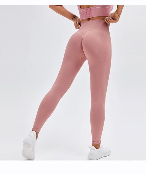 

yoga outfit autumn seamless pant high elastic sports fitness legging women waist gym scrunch burunning training leggings