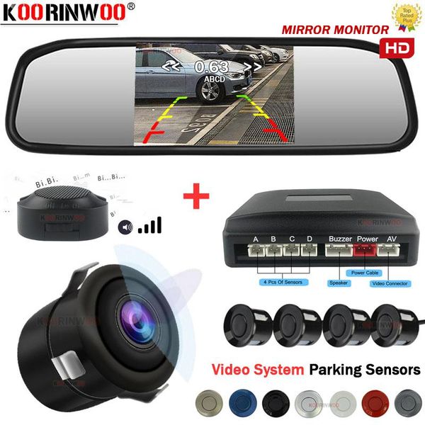 

car rear view cameras& parking sensors koorinwoo electronics auto rearview monitor 4 sensor in the parktronic without wires re camera with