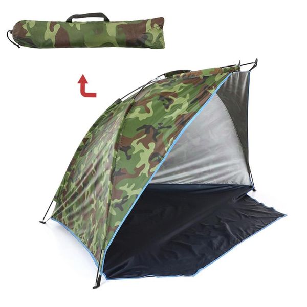 

tents and shelters summer tent 2 persons tourist single layer windproof waterproof beach shade for hiking,travelling lightweight handbag
