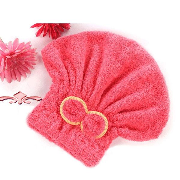 

turban super absorbent hood shower cap bath towel microfiber ladies bathroom dry hair caps