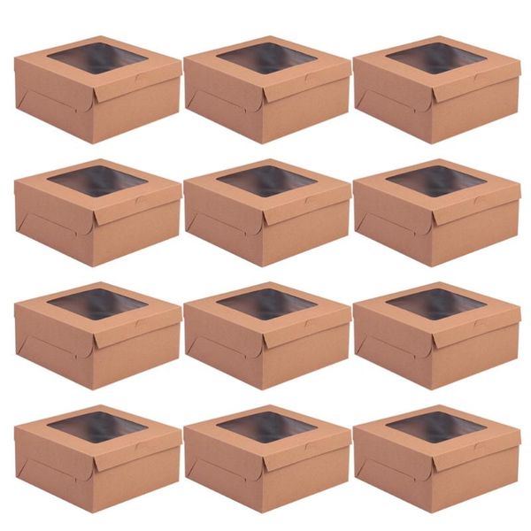 

gift wrap 20pcs cupcake boxes paper cookies storage for party (assorted color)