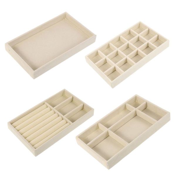 

car organizer 4pcs jewellery drawer box storage tray jewelry display