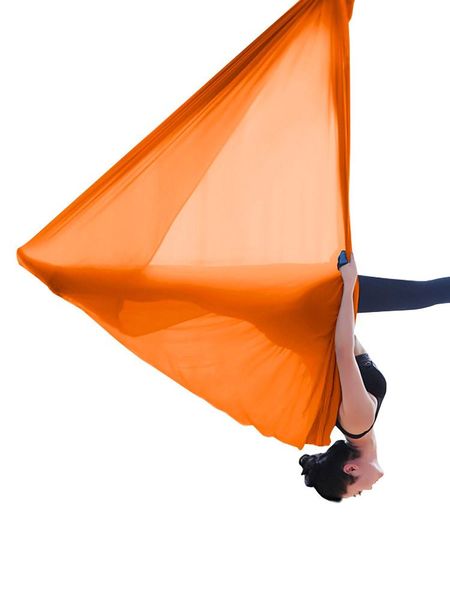 

6meters prior fitness aerial yoga hammock set swing kit nylon anti-gravity air silk for exercise resistance bands