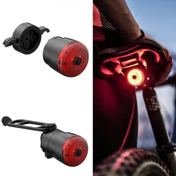 

bike lights portable lntelligent sensor brake safety warning usb waterproof