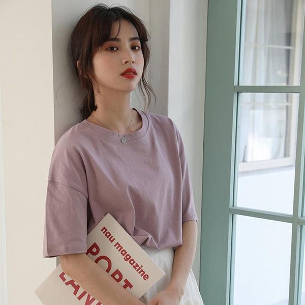 

women's t-shirt bethquenoy white clothing short sleeve multicolor plus size t shirt for women summer camisas de mujer 2021