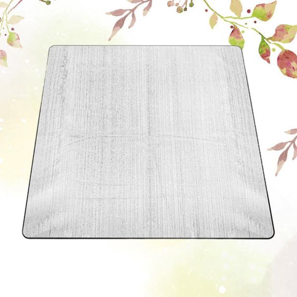 

outdoor pads 1pc 2x1m tent mat dampproof aluminum film sleeping mattress camping hiking blanket picnic cushion