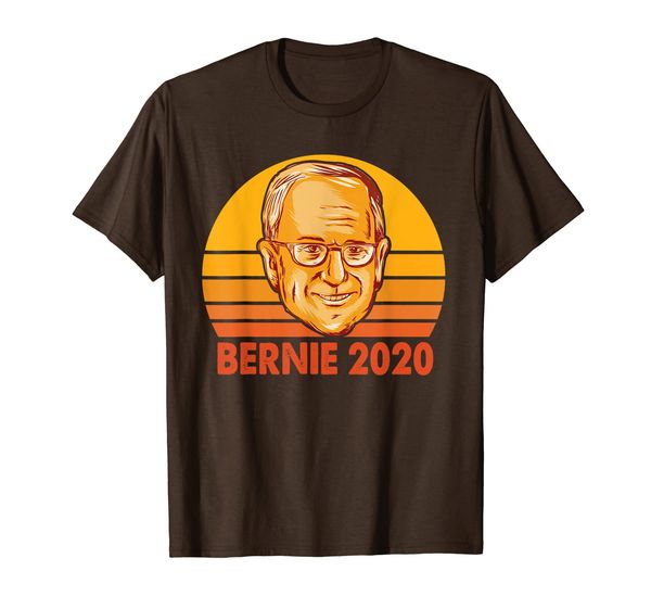 

retro sunrise bernie sanders president america tshirt gifts t-shirt, White;black
