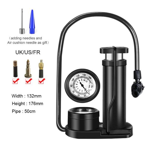 

bike pumps mini pump foot road portable air bicycle compressor mtb pedal tire inflator high pressure