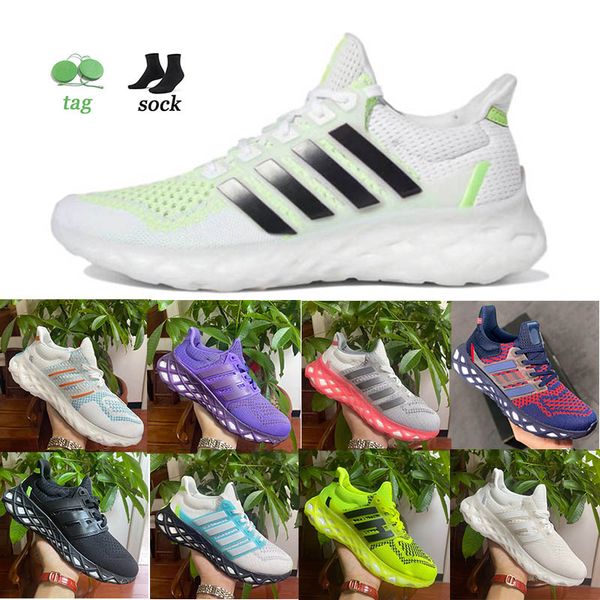 

womens mens fashion designer running shoes 4d purple green grey blue orange red dna web white black 50 size 36-45 sports sneakers breathable
