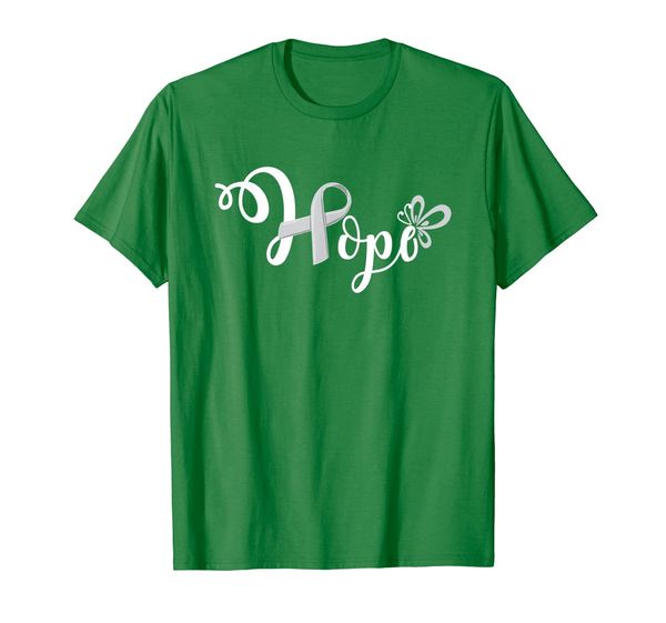

Hope Brain Cancer Butterfly Ribbon Cancer gifts T-Shirt, Mainly pictures