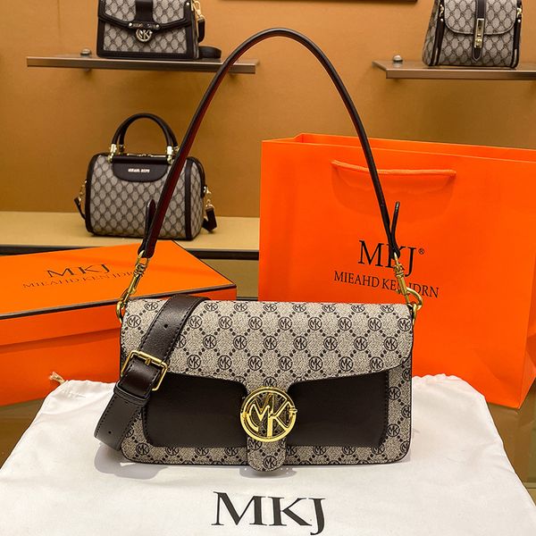 

axillary package hong kong niche design 2021 versatile fashion leather one shoulder magic stick underarm diagonal women's bag