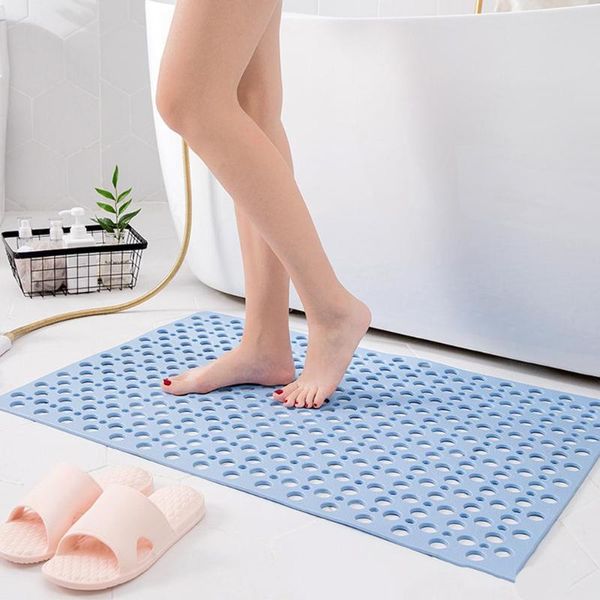 

anti-slip mat with suction cup bathroom shower floor household cover 5 colors 43cmx75cm bath mats