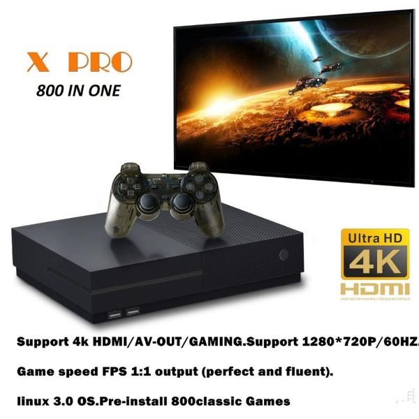 

portable game players hd xpro 4k output retro family tv player built in 800 64bit video console for ps1/cps/gbc/sms