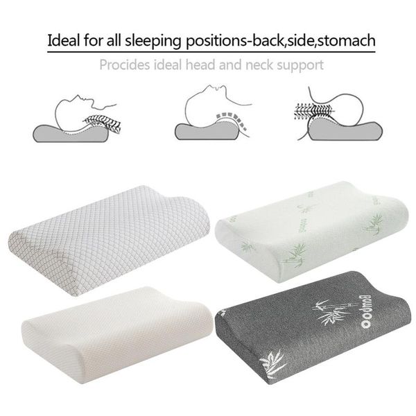 

pillow cervical memory foam for neck pain head support sleeping,