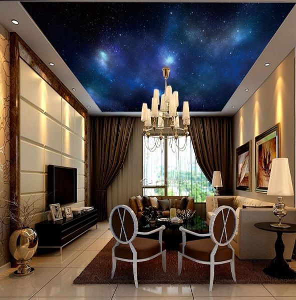 

wallpapers star ceiling painting wallpaper murals living room bedroom mural decor