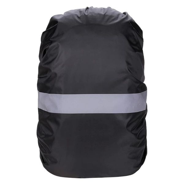 

storage bags 60/70l waterproof rain cover protection backpack with reflective tape cloth buckle fall prevention