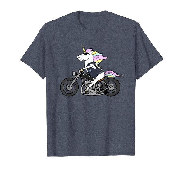 

funny magical unicorns riding motorcycle tee shirts gift, White;black