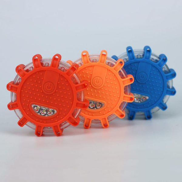 

modes emergency rescue safety road flare flashing warning alarm traffic light magnetic base disc beacon for car truck boat