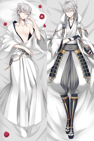 

pillow case 2021-july update anime hugging body pillowcase touken ranbu online tsurumaru kuninaga dakimakura throw cover
