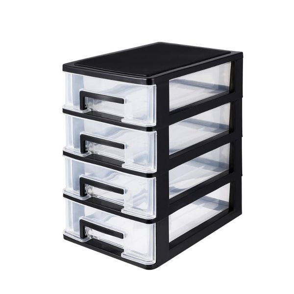 

clothing & wardrobe storage vosarea four-layer cabinet drawer type closet portable multifunction rack organizer furniture