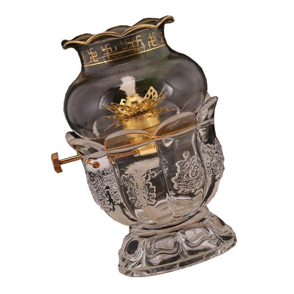 

candle holders 1pc hall windproof oil lamp temple butter smokeless lamp)