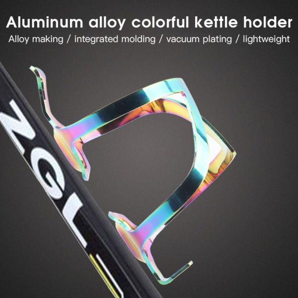 

colorful bicycle water bottle holder cage lightweight aluminum alloy road bike cycling bottles & cages