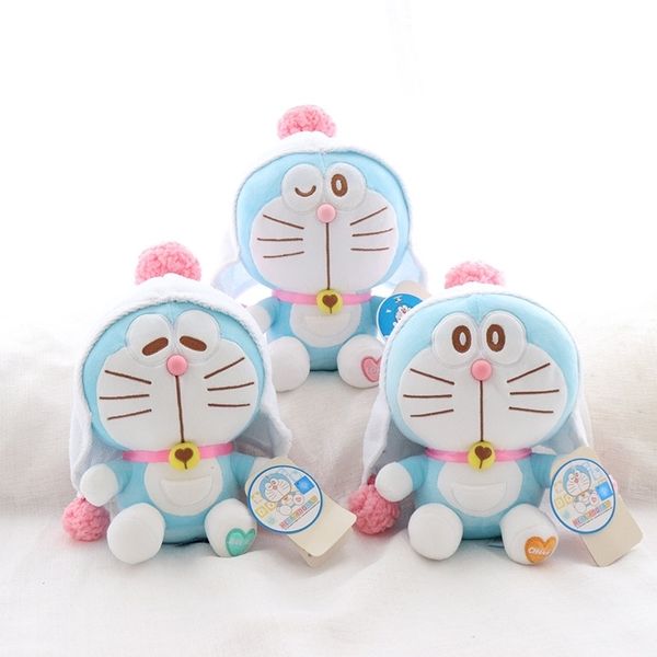 

genuine dingdang cat plush toy doraemon blue fat doll children's gift