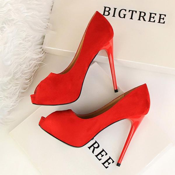 

summer pumps women fashion high heels platform shoes ladies elegant peep toe stiletto shallow bridal wedding dress, Black