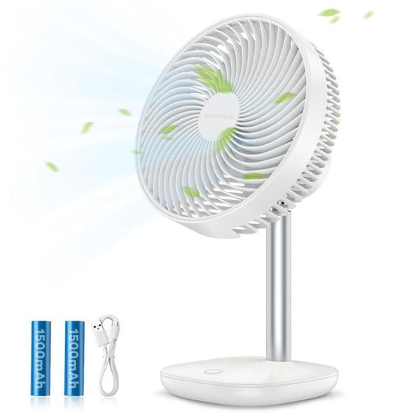 

electric fans smartdevil desk fan table with strong operation battery operated portable adjustable tilt for home office bedroom