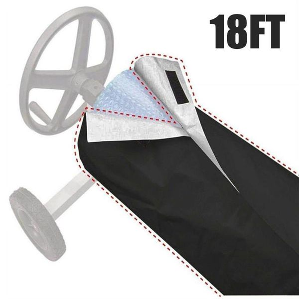 

shade swimming pool cover solar blanket reel protective waterproof sun-screen uv roller