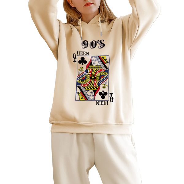 

women hoodie letter graphic print sweatshirt 90s aesthetic black oversized harajuku sweatshirts pullover vintage fashion
