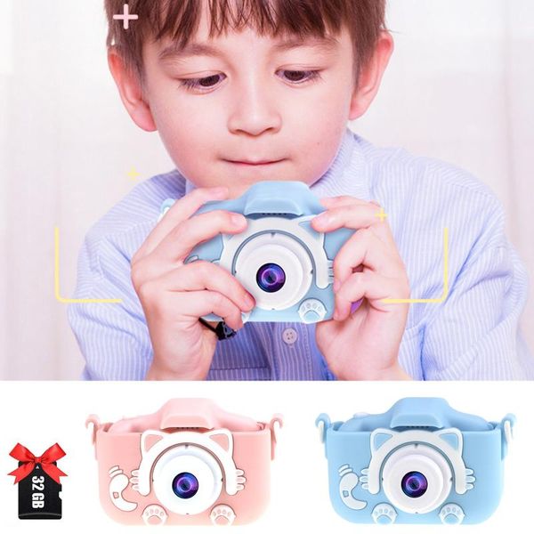 

camcorders selling kid mini cartoon camera 2 inch rechargeable digital child camcorder for outdoor support wholesale and drop