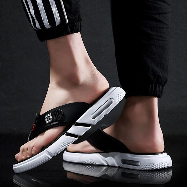 

slippers trekking sandals sandalias piel outdoor sandalet erkek sandalle homme slide men playa hombre cuero sandalen heren shoes, Black