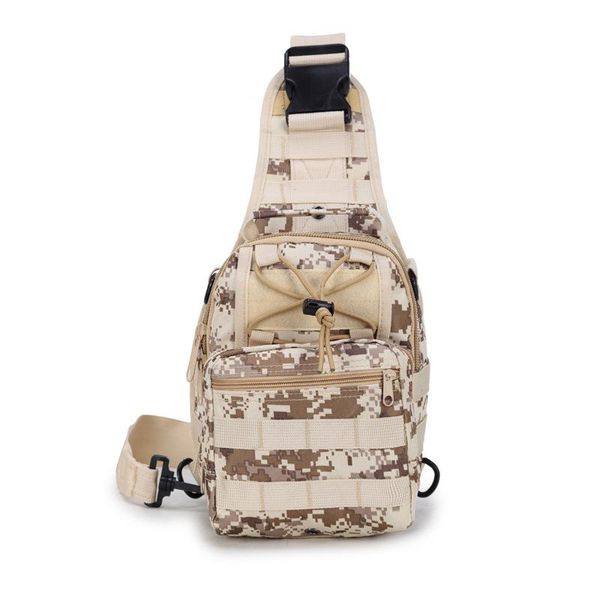 

outdoor men women camouflage portable multifunction messenger bag tactical military waterproof pack riding shoulder chest bags