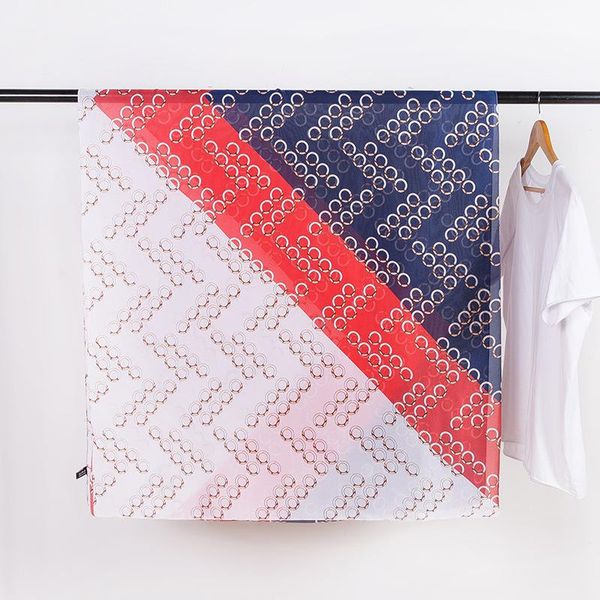 

scarves 180*90cm silk scarf 41 styles ins women foulard square hijab ladies shawl wrap female, Blue;gray