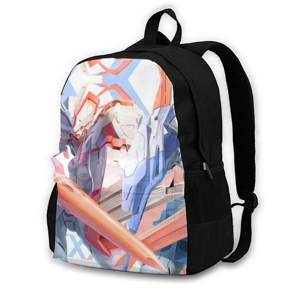 

backpack darling in the franxx backpacks festival teen big elegant polyester bags
