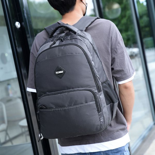 

backpack men's fashion trend leisure business computer backpack outdoor travel bag large capacity schoolbag