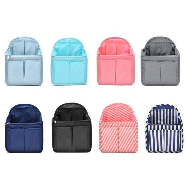 

duffel bags backpack insert organizer bag gadget multi-pocket handbag pouch case