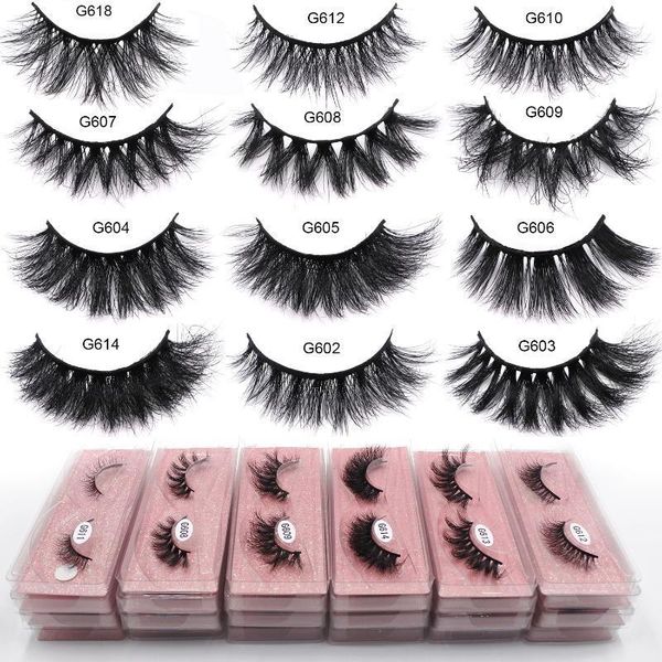 

lashes pack faux cils handmade eyelashes 3d makeup short natural soft fluffy false mink wholesale1