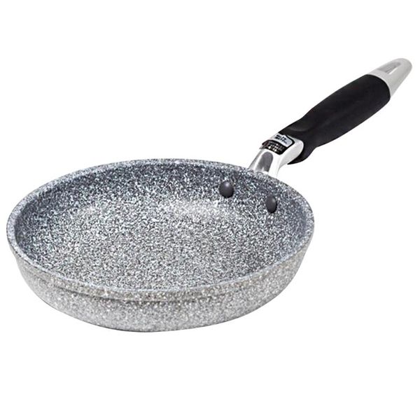 

pans aluminum alloy pot kitchen tool pancake breakfast non stick long handle steak omelette easy clean frying pan cooking