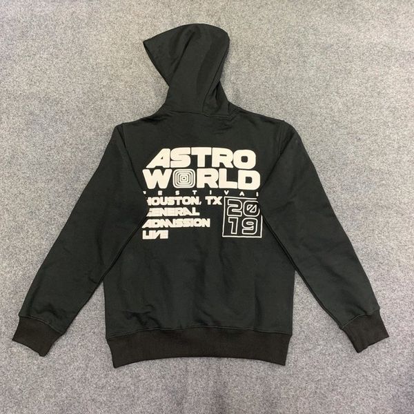 

hoodie travis scott hoodies female cactus jack personal festival houston sweatshirts terry cotton astroworld pullover, Black