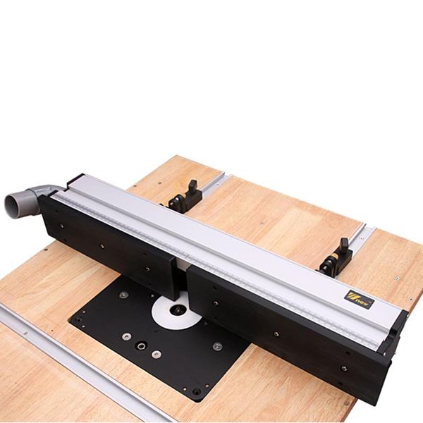 

professional hand tool sets aluminium router fence t-tracks sliding bracket with dust port connection for table saw workbenches carpenter wo